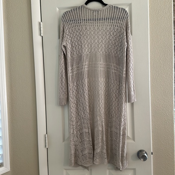 Cardigan solid open front - Picture 3 of 3